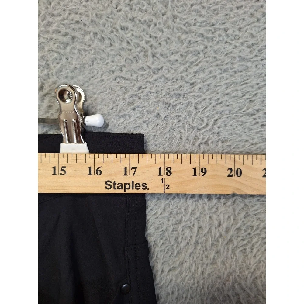Spyder Pants Mens 34x32 Black‎ 5-Pockets Stretch Flat Front Straight Leg Casual